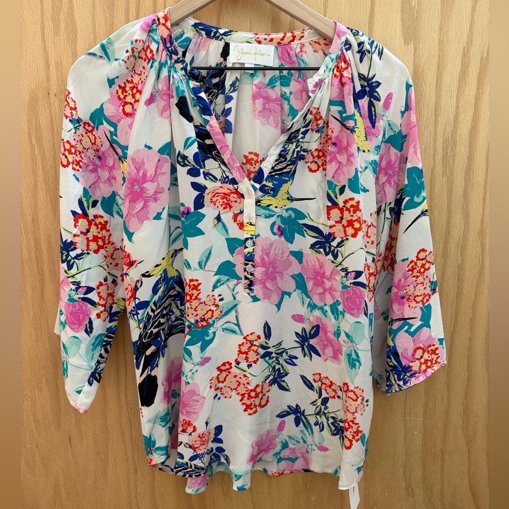 Yumi Kim Multicolor Floral Blouse